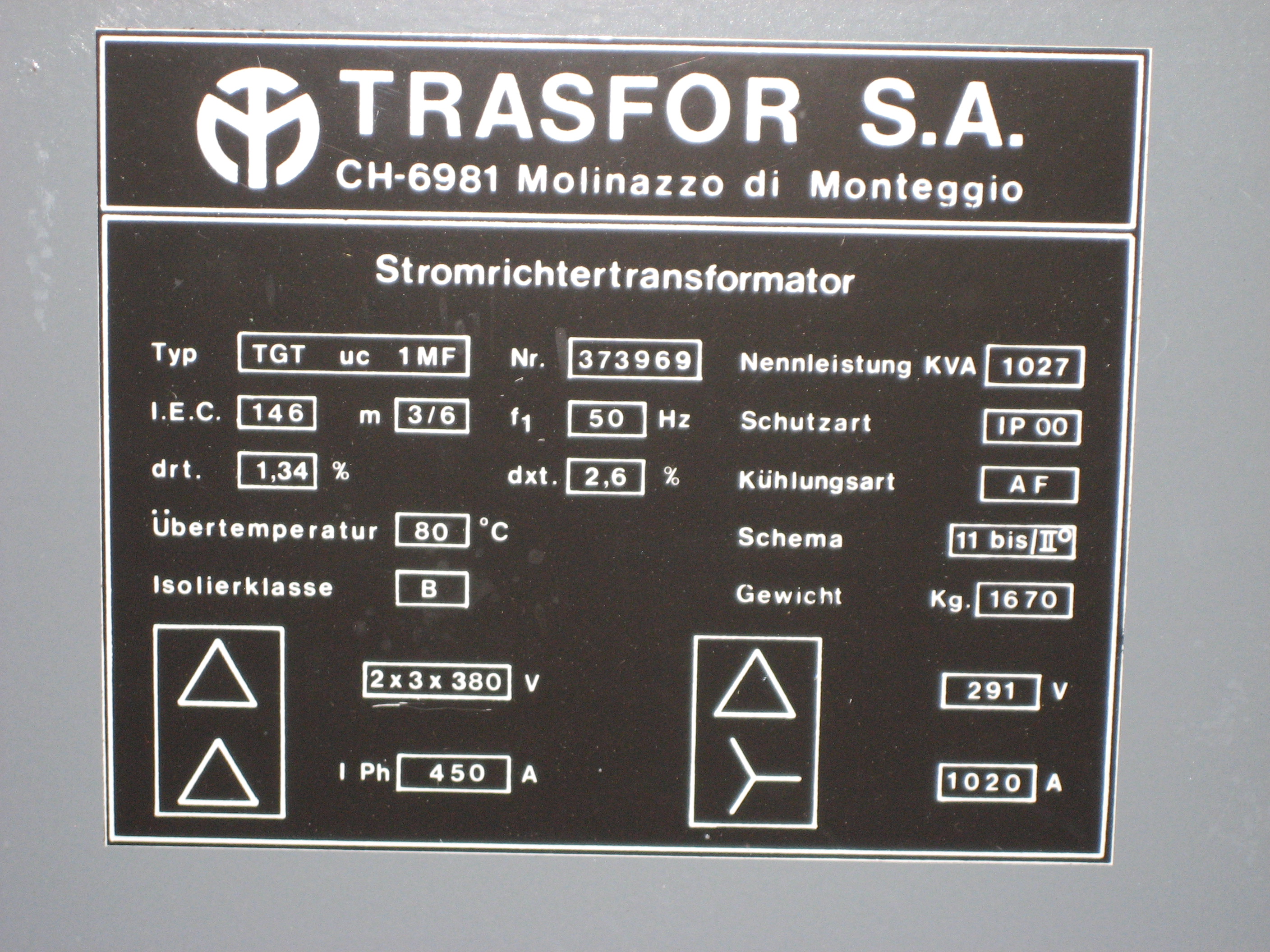 Plaque Transfo R31